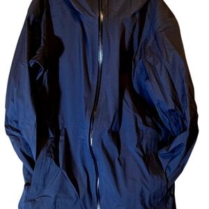Black Diamond Dark Blue Raincoat